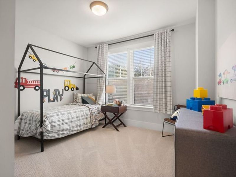 Representative furnished interior of a home built from the Charlotte II by True Homes in Colvin Park, Rock Hill (Image 26).