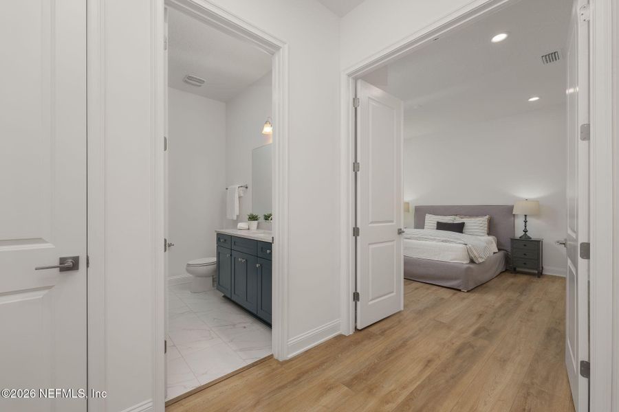 Furnished interior view inside a new home in Nocatee, Ponte Vedra (Image 37).