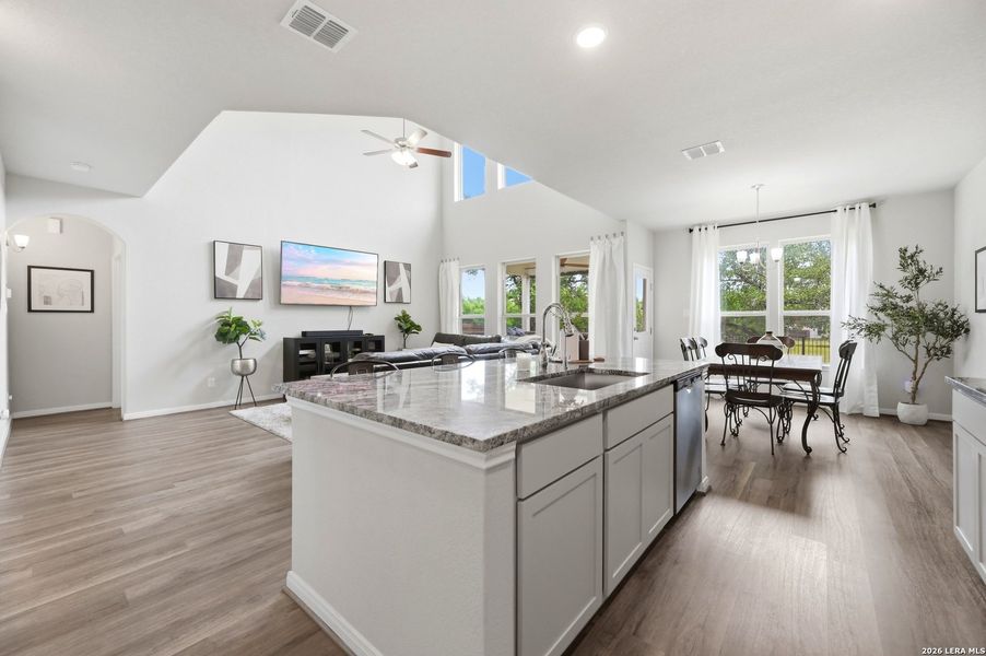 Furnished interior view inside a new home in Ventana, Bulverde (Image 44).