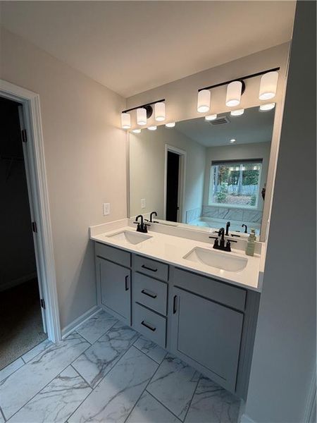 Furnished interior view inside a new home in , Acworth (Image 8).