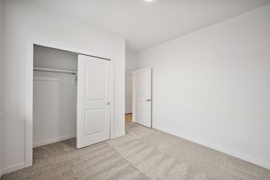 Spacious, unfurnished interior of a new home in The Commons at Victory Ridge, Colorado Springs (Image 28). Spacious, unfurnished interior of a new home in The Commons at Victory Ridge, Colorado Springs (Image 28).