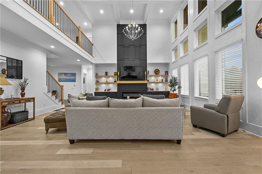 Furnished interior view inside a new home in , Buford (Image 32).