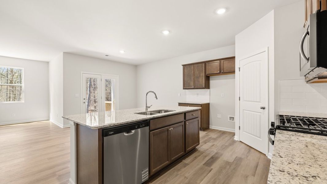 Representative furnished interior of a home built from the Cali by D.R. Horton in South Wind, South Fulton (Image 6).