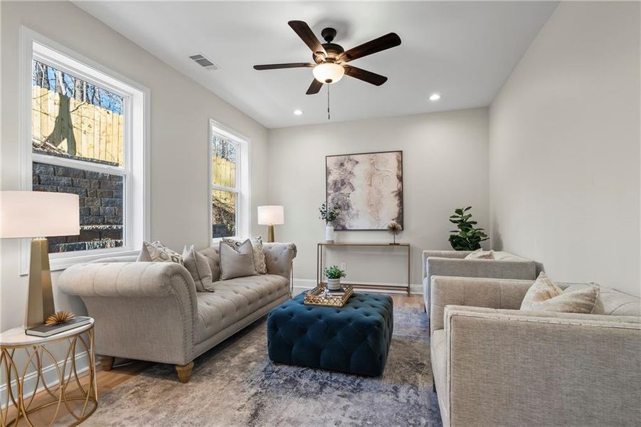 Furnished interior view inside a new home in , Gainesville (Image 19).