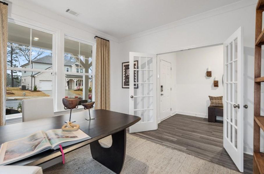 Furnished interior view inside a new home in Bailey Fence, Dacula (Image 21).