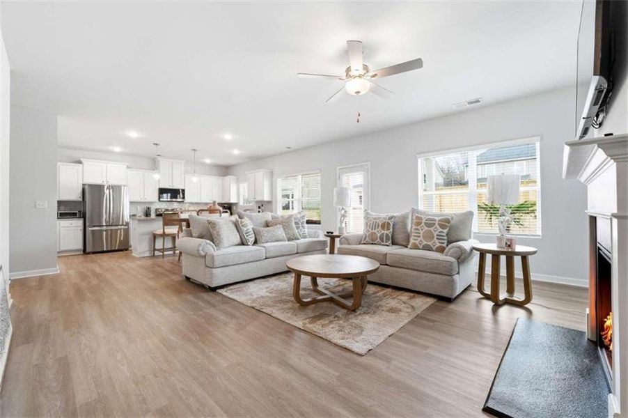 Furnished interior view inside a new home in Neely Farm, Covington (Image 5).