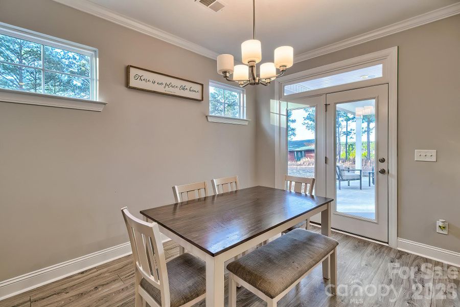 Furnished interior view inside a new home in , Kershaw (Image 9).