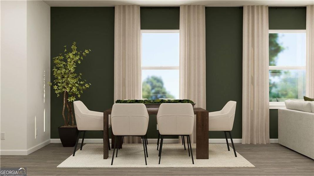 Furnished interior view inside a new home in Millers Pointe, Conyers (Image 19).