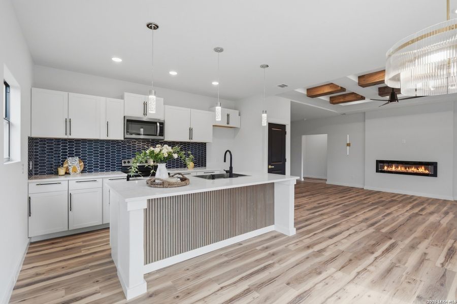 Furnished interior view inside a new home in , Spring Branch (Image 11).