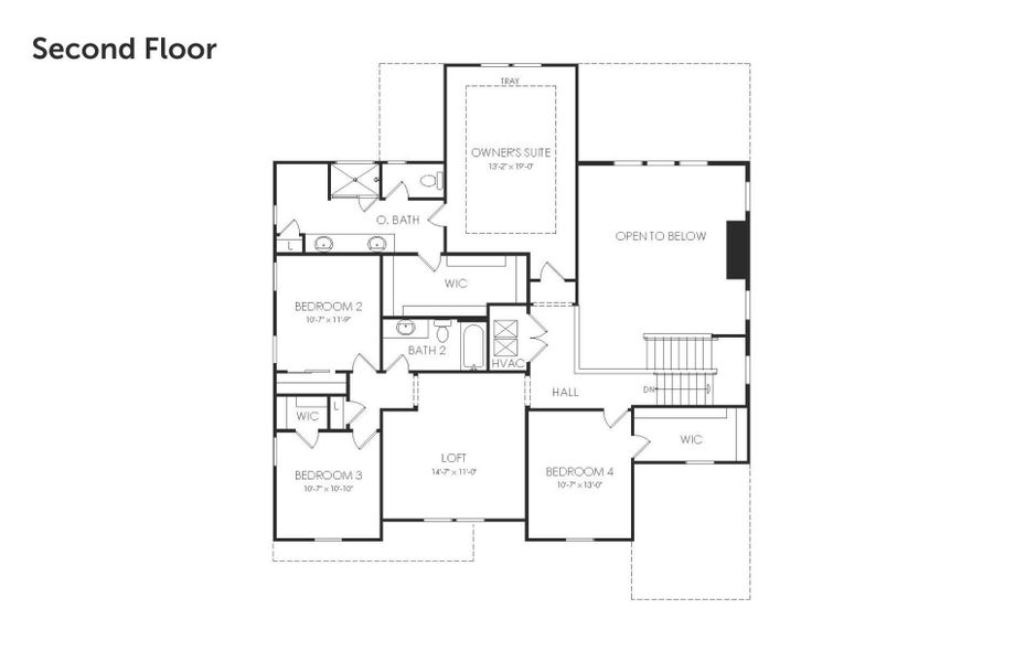2D floor plan layout for the Newlyn by John Wieland in Iverly, Canton, GA (Image 5). 2D floor plan layout for the Newlyn by John Wieland in Iverly, Canton, GA (Image 5).
