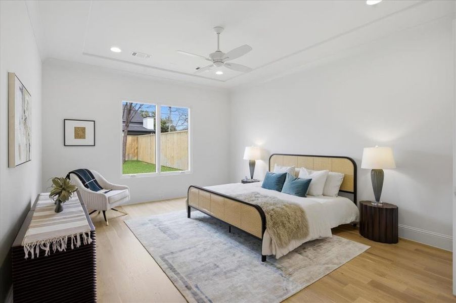 Furnished interior view inside a new home in , Dallas (Image 12).