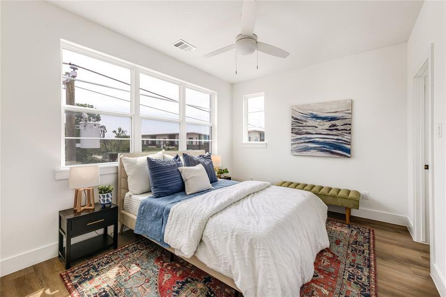 Furnished interior view inside a new home in , Farmers Branch (Image 16). Furnished interior view inside a new home in , Farmers Branch (Image 16).