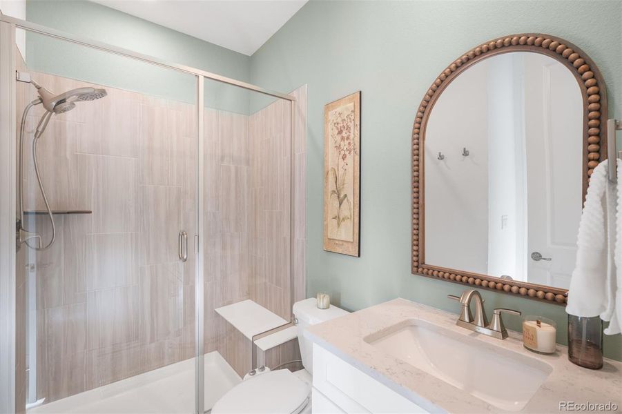Furnished interior view inside a new home in Red Rocks Ranch, Morrison (Image 38).