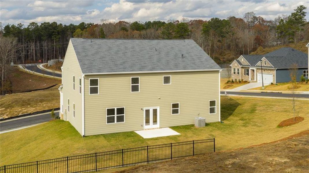 Exterior details and patio area of a home in , Dacula (Image 3).