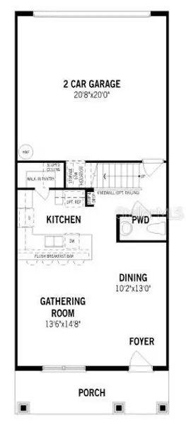 2D floor plan layout of this home in , Orlando, FL (Image 2). 2D floor plan layout of this home in , Orlando, FL (Image 2).