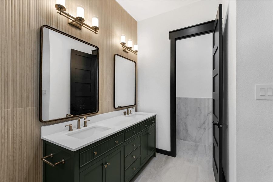 Furnished interior view inside a new home in , Willis (Image 10).