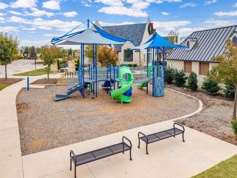 View of community play area