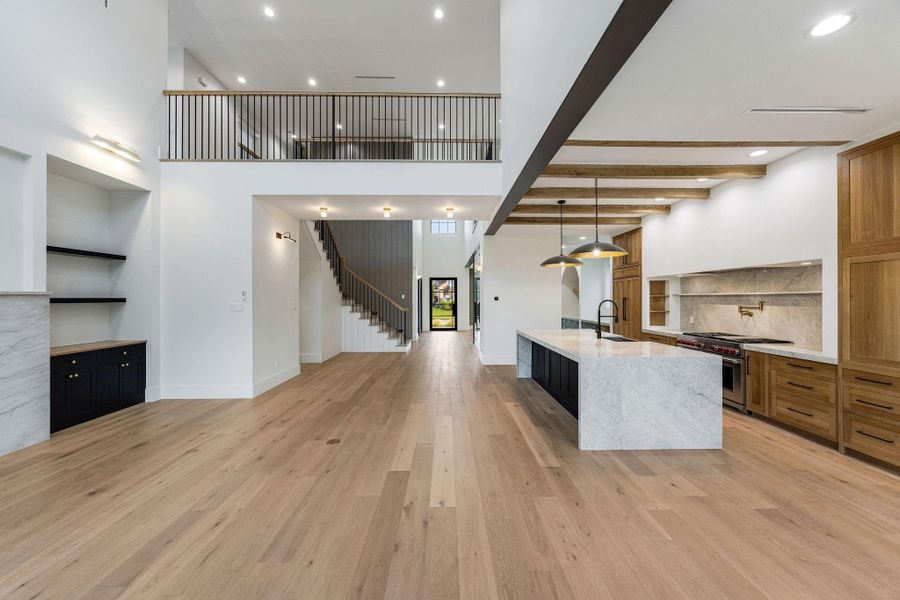 Furnished interior view inside a new home in , Houston (Image 9).