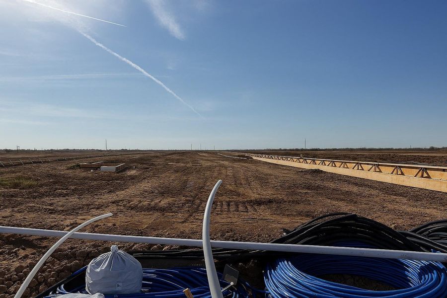Site preparation for new homesites in Sanford Farms, Waller (Image 20).