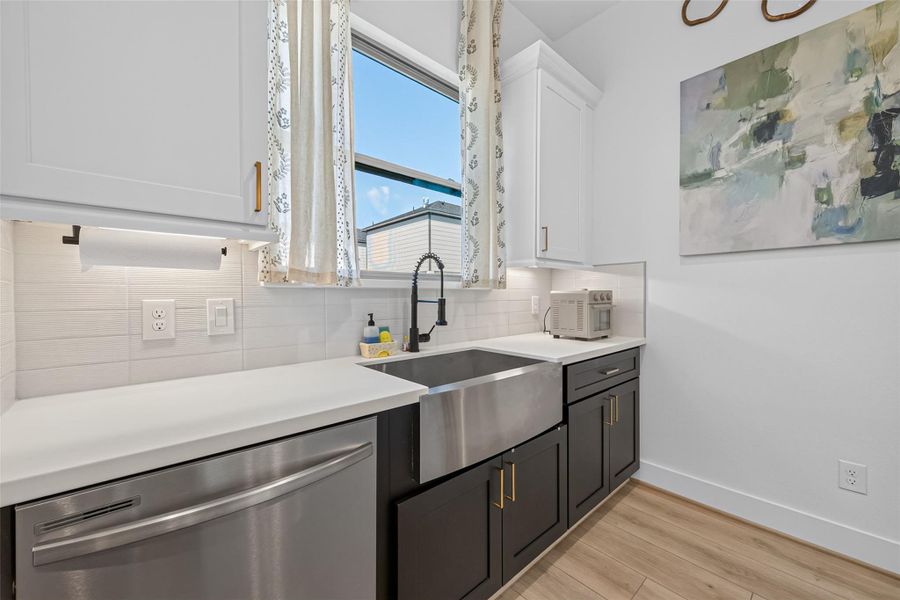 Furnished interior view inside a new home in , Houston (Image 39).