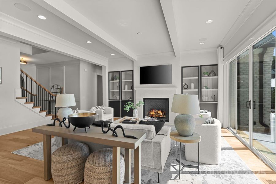 Furnished interior view inside a new home in , Charlotte (Image 22). Furnished interior view inside a new home in , Charlotte (Image 22).