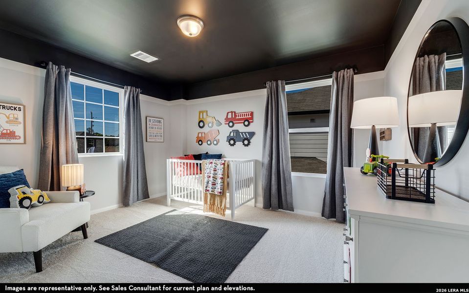 Furnished interior view inside a new home in Katzer Ranch, Converse (Image 7).
