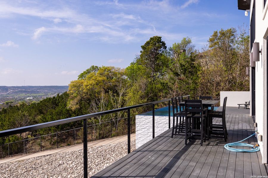 Exterior details and patio area of a home in , Kerrville (Image 37).