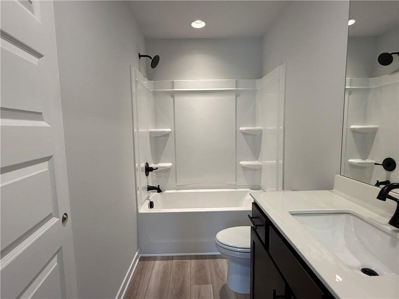 Furnished interior view inside a new home in The Towns at Auburn Station East, Auburn (Image 9).