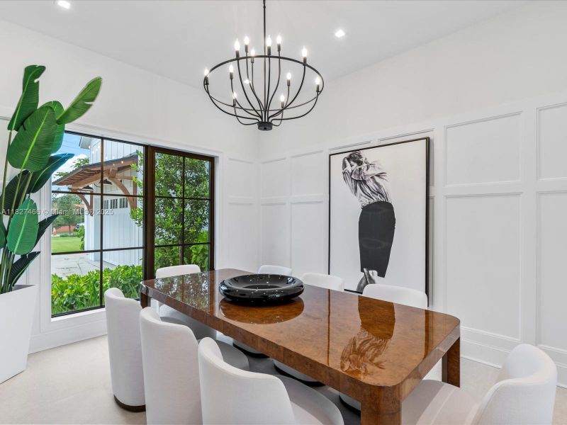 Furnished interior view inside a new home in , Miami (Image 48).