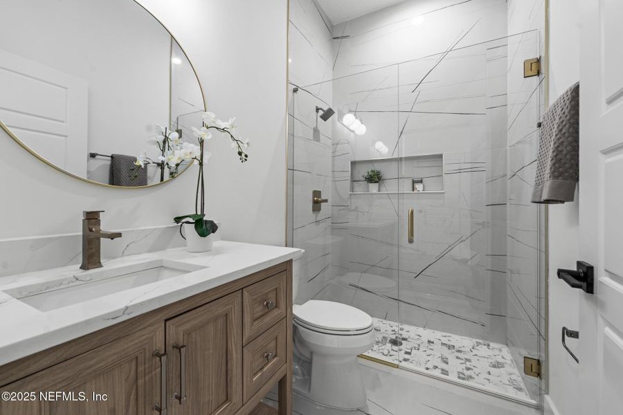 Furnished interior view inside a new home in , Jacksonville Beach (Image 56). Furnished interior view inside a new home in , Jacksonville Beach (Image 56).