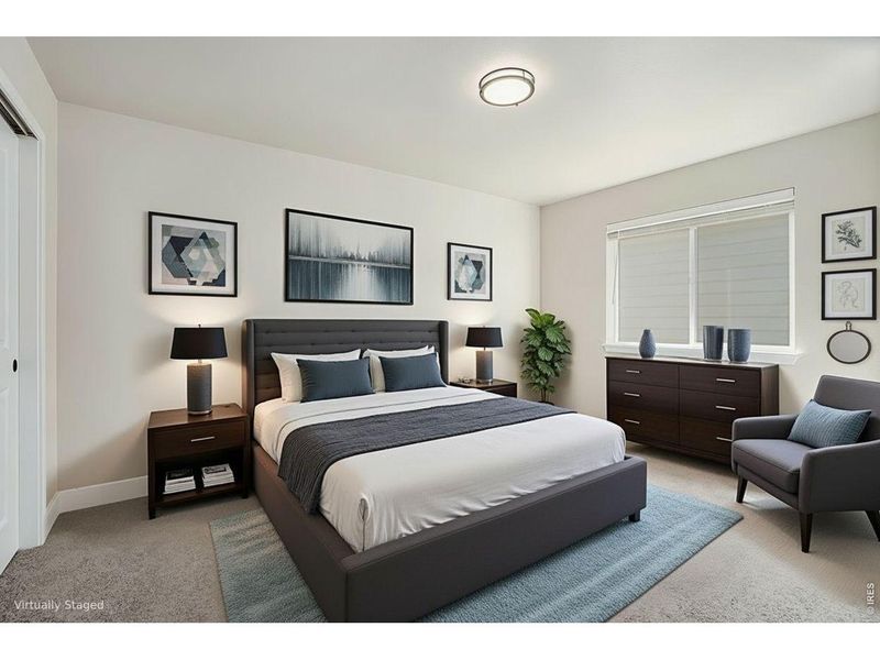 Furnished interior view inside a new home in , Arvada (Image 8).