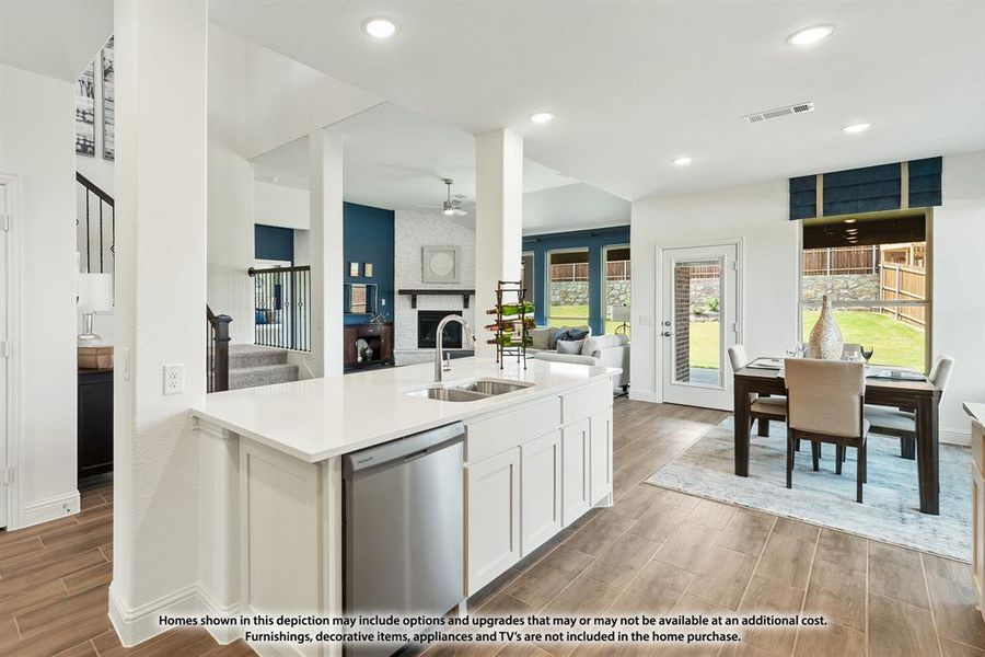 Furnished interior view inside a new home in Mockingbird Hills, Joshua (Image 14).