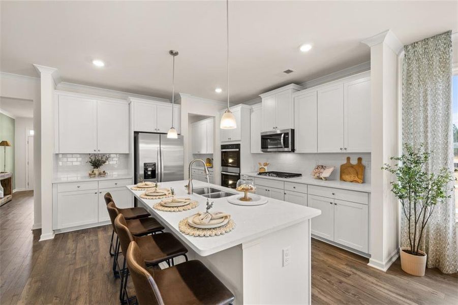 Furnished interior view inside a new home in Westland, Bogart (Image 37).