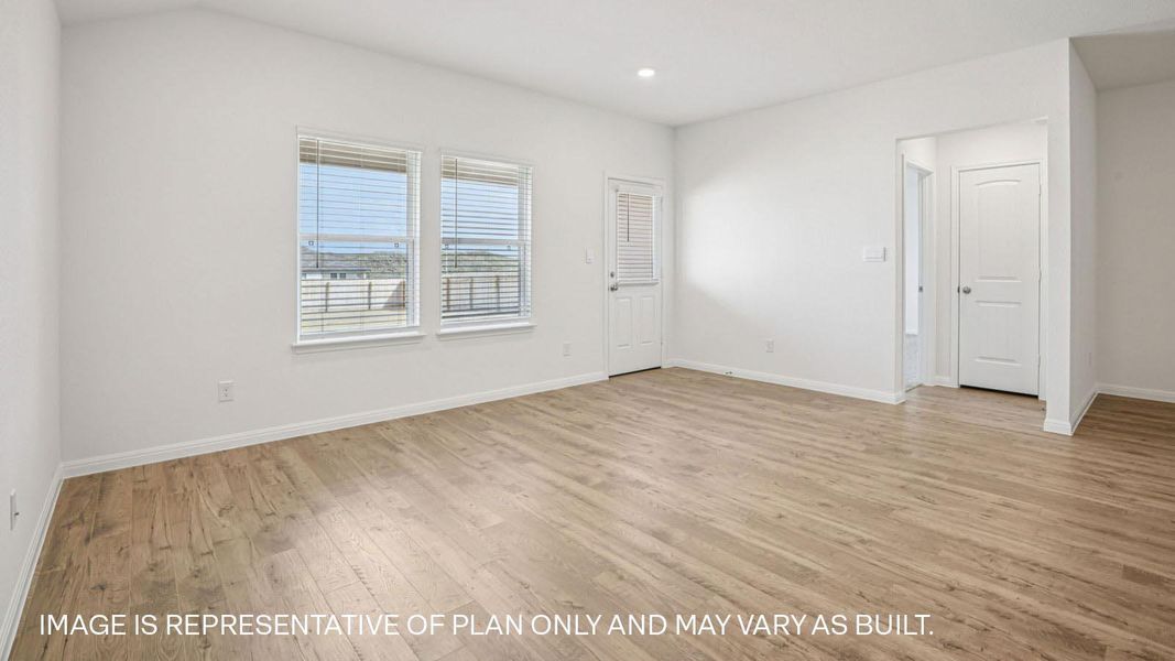 Spacious, unfurnished interior of a new home in Trails at Wildhorse, Austin (Image 28). Spacious, unfurnished interior of a new home in Trails at Wildhorse, Austin (Image 28).
