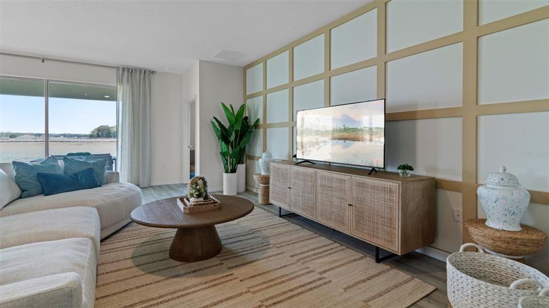 Furnished interior view inside a new home in Archers Mill, Ormond Beach (Image 18).