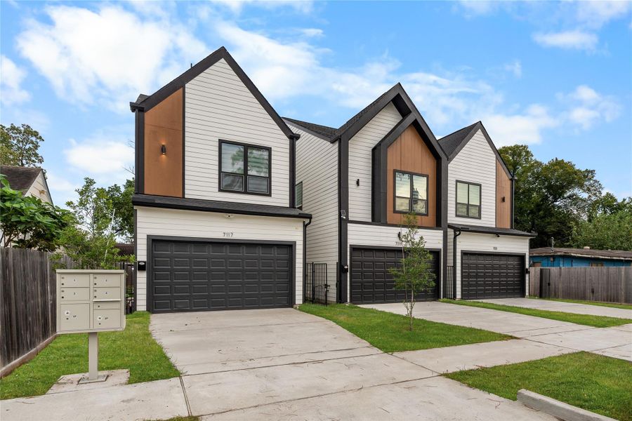 Front exterior of a new home in , Houston, TX, highlighting curb appeal (Image 2). Front exterior of a new home in , Houston, TX, highlighting curb appeal (Image 2).