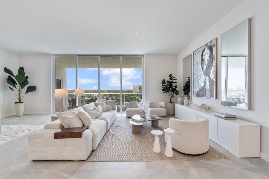 Furnished interior view inside a new home in Alina Residences, Boca Raton (Image 23). Furnished interior view inside a new home in Alina Residences, Boca Raton (Image 23).