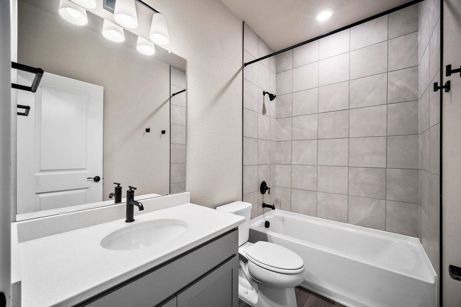 Furnished interior view inside a new home in Trails at Aspen Ridge-3, Colorado Springs (Image 27).