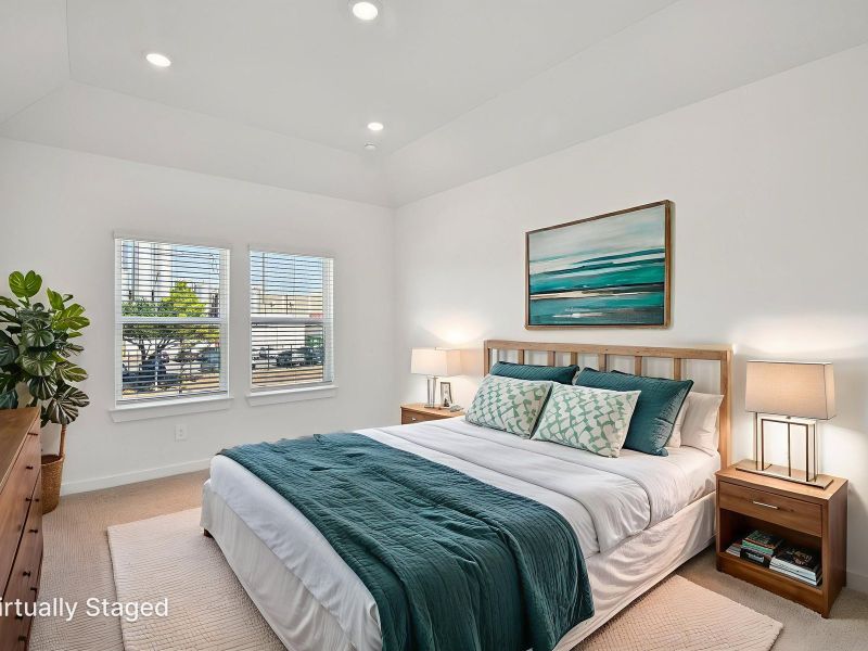 Furnished interior view inside a new home in Spring Brook Village - City Series, Houston (Image 7).