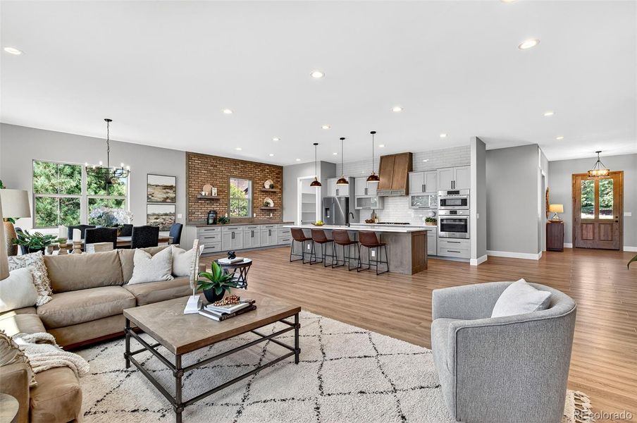 Furnished interior view inside a new home in , Parker (Image 27).