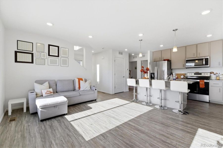 Furnished interior view inside a new home in , Denver (Image 9).
