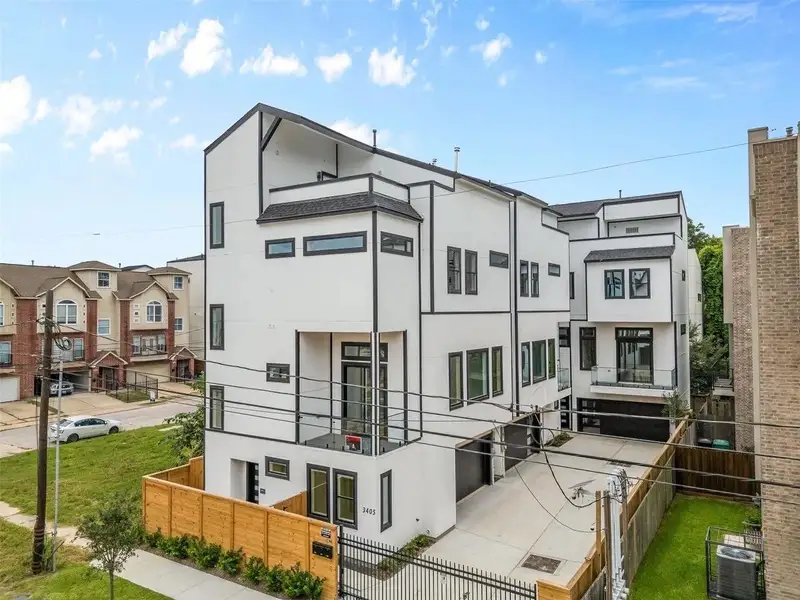 Exterior details and patio area of a home in , Houston (Image 13).