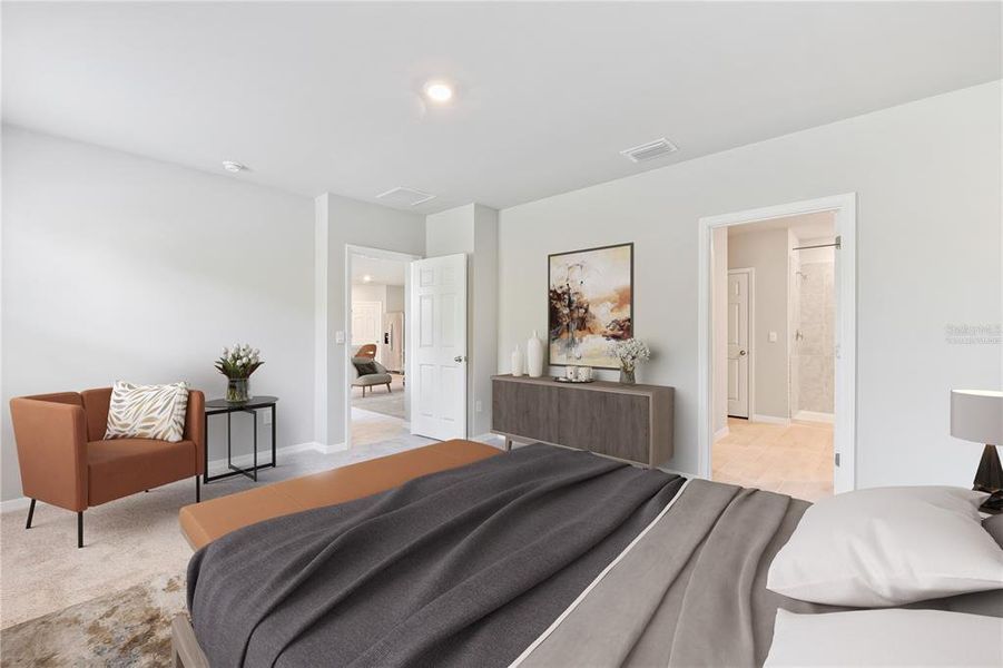 Furnished interior view inside a new home in Burnt Store Village, Punta Gorda (Image 5).