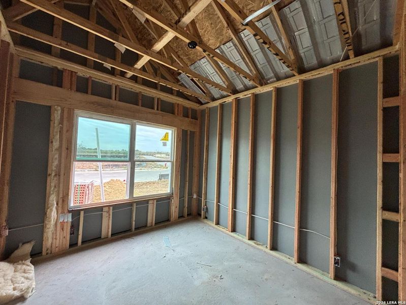 In-progress construction of a new home in , Schertz, TX (Image 23).