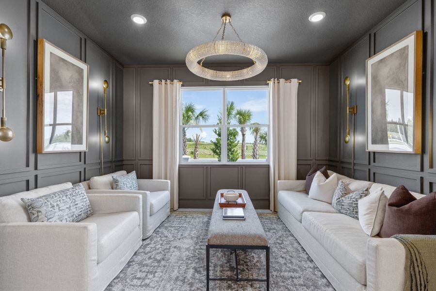 Representative furnished interior of a home built from the Merlot Grand by Pulte Homes in Lakehaven Estates, Clermont (Image 18). Representative furnished interior of a home built from the Merlot Grand by Pulte Homes in Lakehaven Estates, Clermont (Image 18).