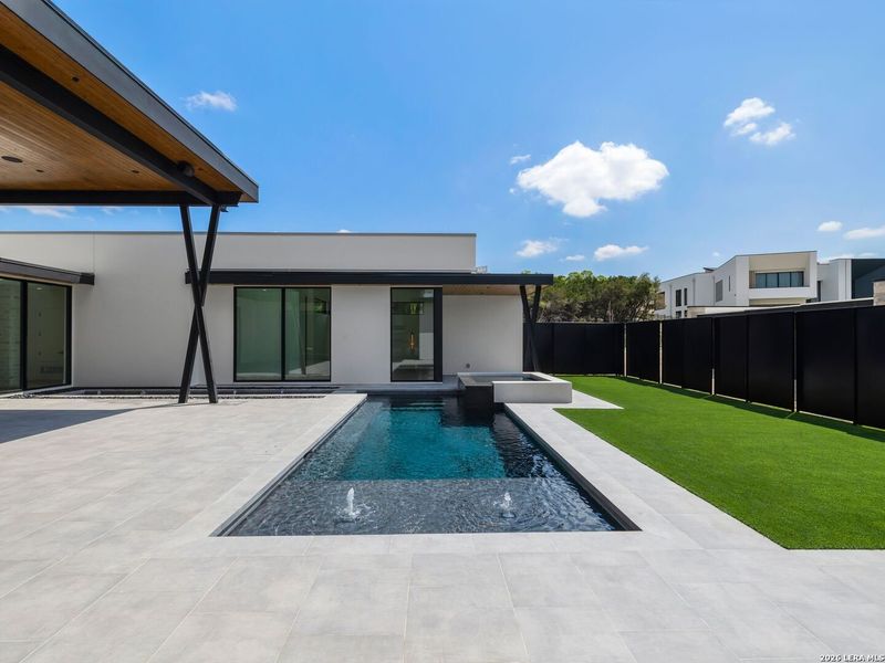 Exterior details and patio area of a home in , San Antonio (Image 4). Exterior details and patio area of a home in , San Antonio (Image 4).