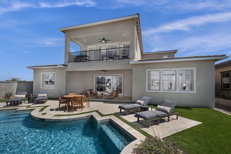 Representative exterior details of a home built from the Sage by Mattamy Homes in Empire Pointe, Queen Creek (Image 3).