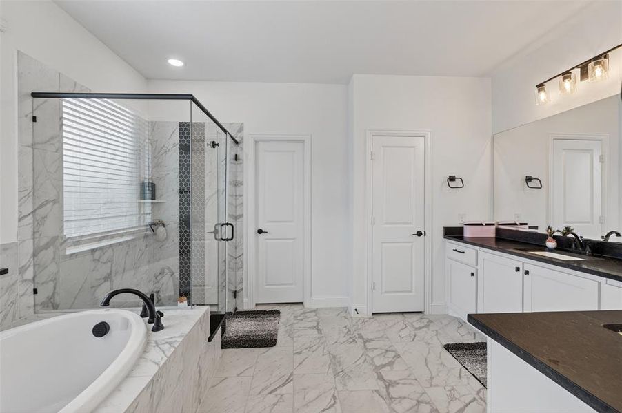 Furnished interior view inside a new home in , Little Elm (Image 18).