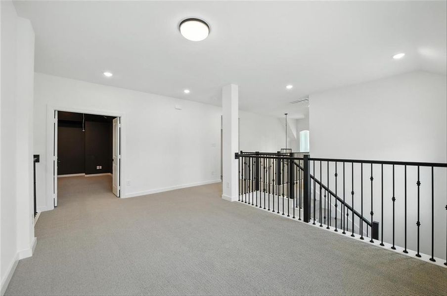 Spacious, unfurnished interior of a new home in Wildflower Ranch: 50ft. lots, Dish (Image 22). Spacious, unfurnished interior of a new home in Wildflower Ranch: 50ft. lots, Dish (Image 22).