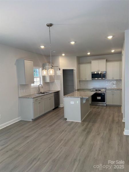Furnished interior view inside a new home in Crystal Village, Albemarle (Image 5). Furnished interior view inside a new home in Crystal Village, Albemarle (Image 5).